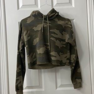 Teens crop top hoodie us small